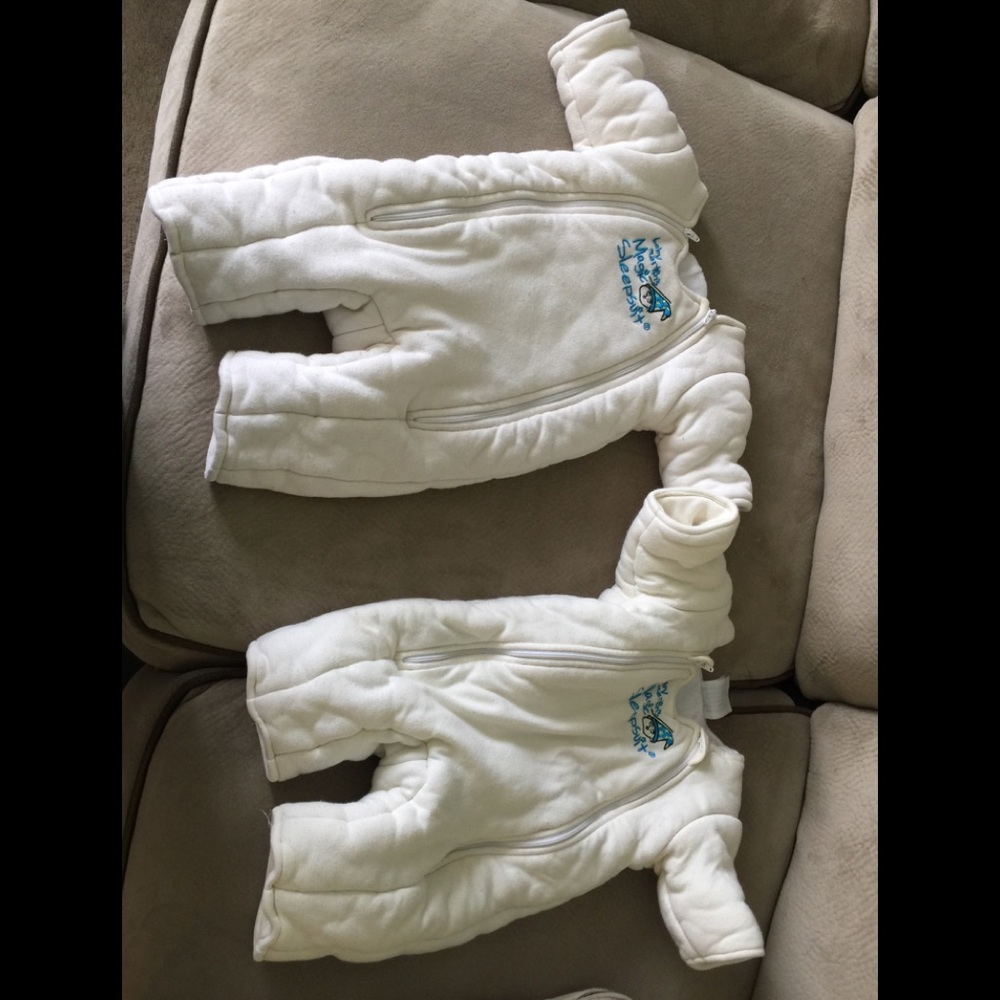 (2)Merlin’s magic Sleepsuits size large 6-9 months